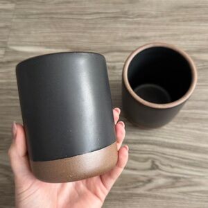 Set of 2! • East Fork • Large Candle Vessels • Black Mountain • 10oz Mug/Cup